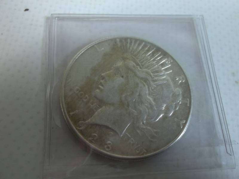 lot 28 image: 1928S  Peace Dollar