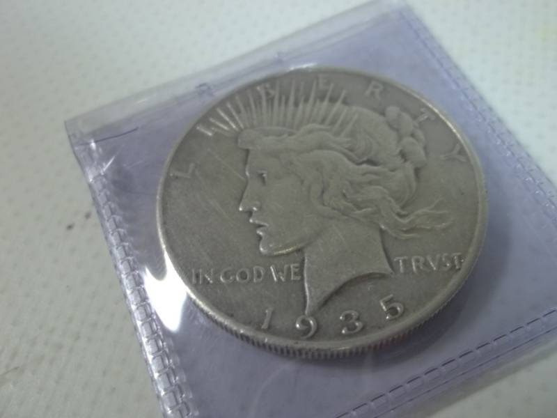 lot 31 image: 1935S Peace Dollar
