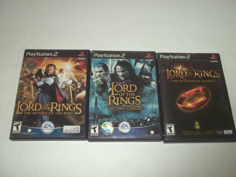 lot 44 image: Playstation 2 Games  Lord of The Rings