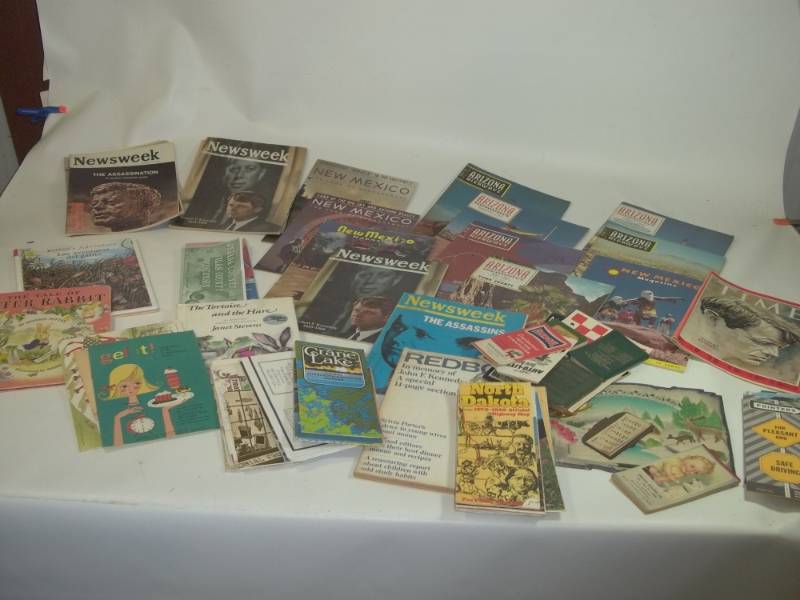 lot 47 image: Various Vintage MagazinesBooksRoad Maps