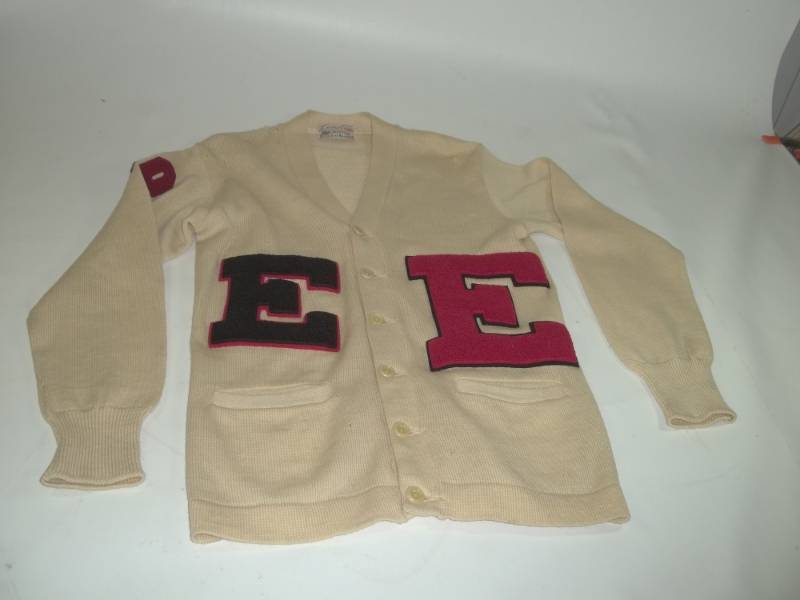 lot 73 image: Vintage 1950 Letterman All Wool Sweater