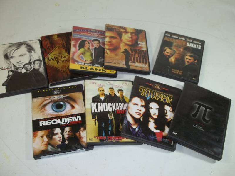 lot 107 image: 9 DVDs