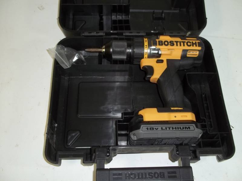 lot 127 image: Bostitch Cordless Drill 18V