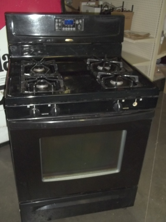 lot 162 image: Whirlpool Gas Stove one burner needs repair