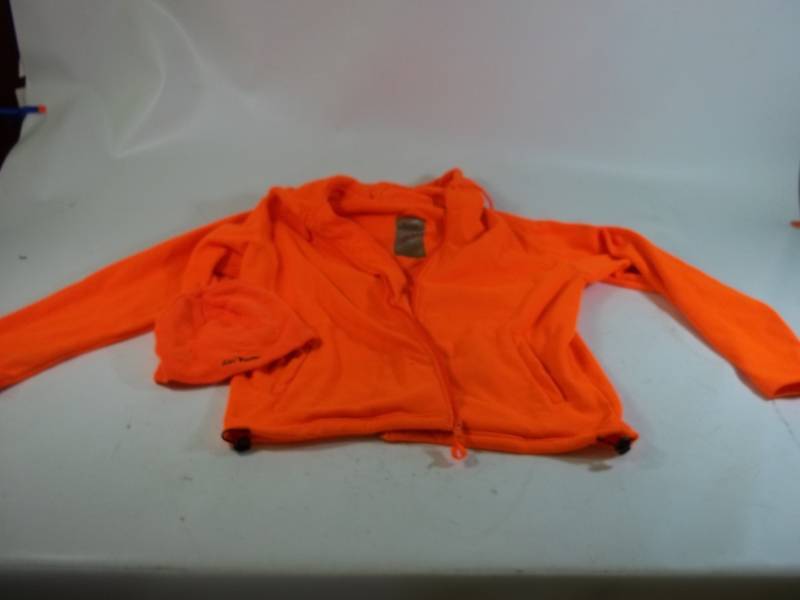 lot 195 image: Blaze Orange Hooded Sweatshirt with hat