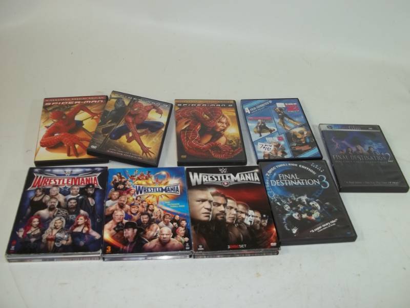 lot 221 image: 9 DVD Movies