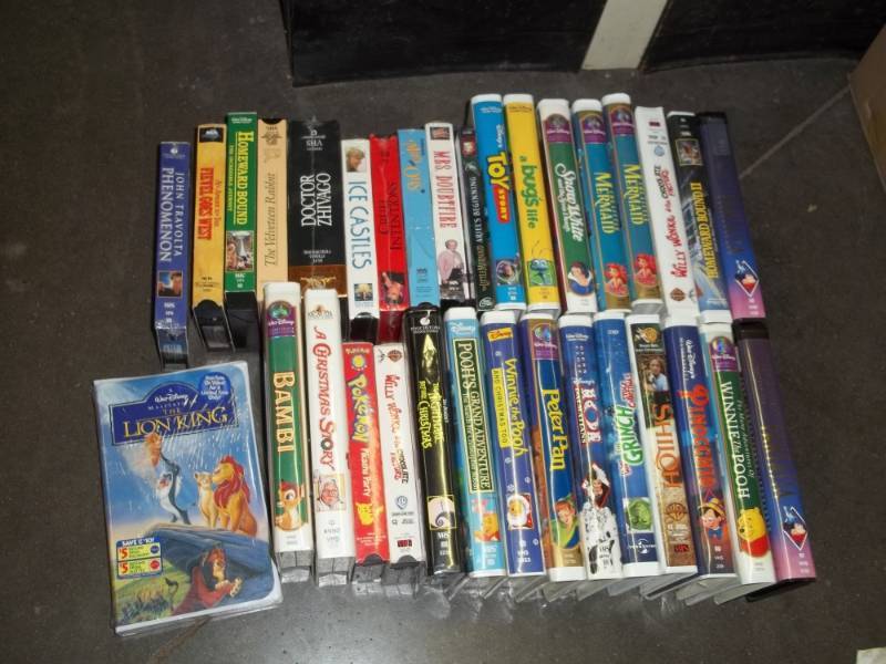 lot 224 image: Kids VHS Movie Lot including Disney and one sealed  Lion King
