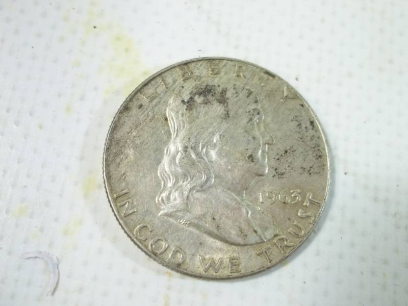 lot 232 image: 1963 Benjamin Franklin Half Dollar