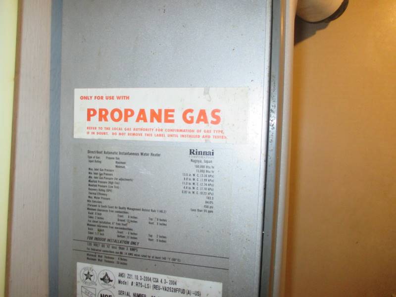 lot 158 image: Rinnai Continuous Hot Water Heater