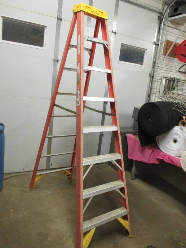 lot 161 image: 8 Werner Step Ladder