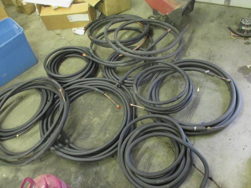 lot 15 image: (10) Coils of Insulated Copper Tubing