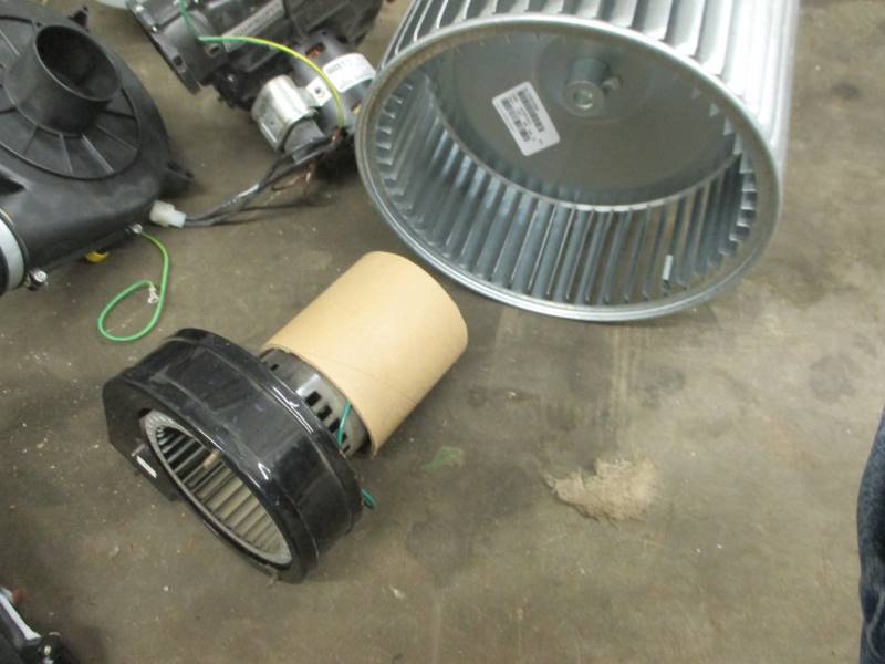 lot 51 image: (5) (New) Blowers, (1) Blower Wheel (1) Expansion Tank