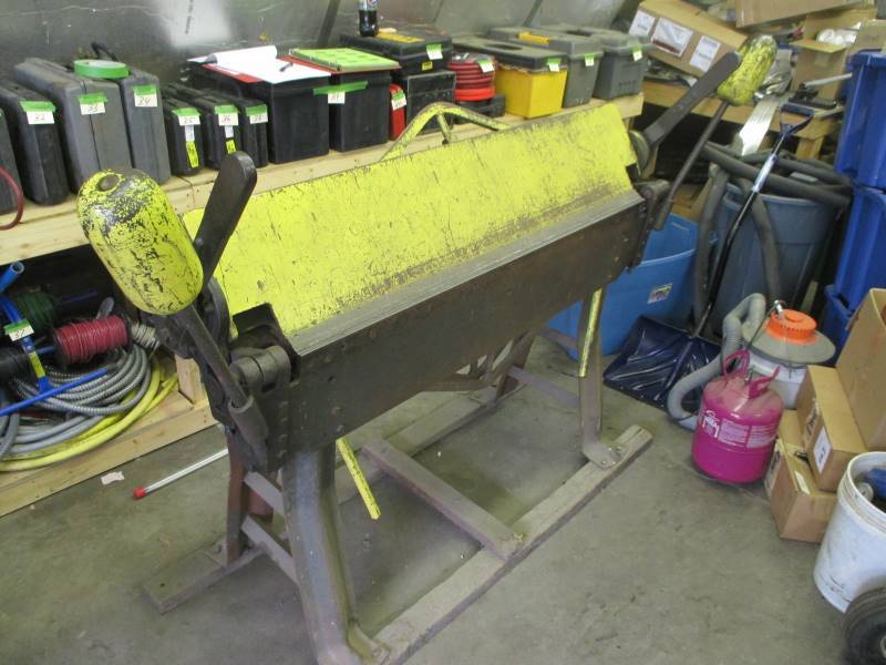 Chicago 416 4' Sheet Metal Brake HVAC Buisness Liquidation KBID