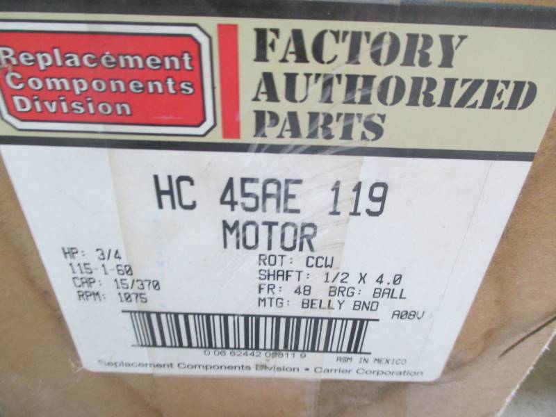 lot 53 image: (New) Parts & Motor (see pics)