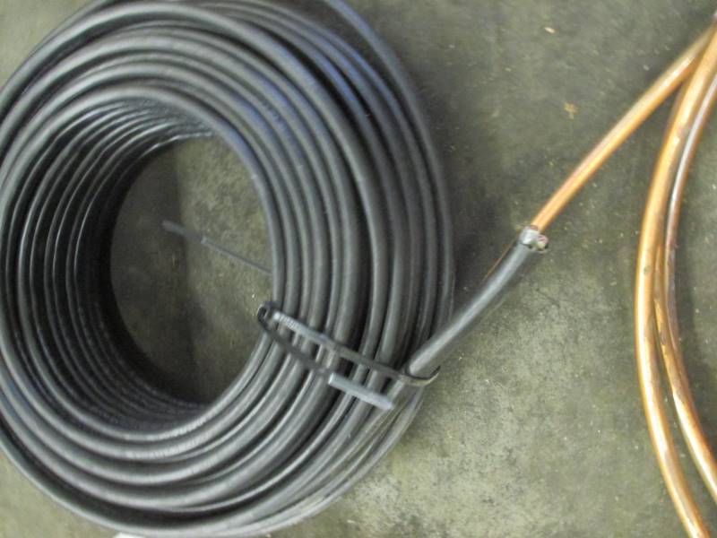 lot 89 image: Copper & Plastic Tubing, Romex Wire