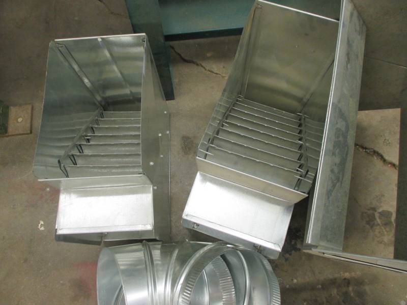 lot 92 image: Steel Ductwork Pieces