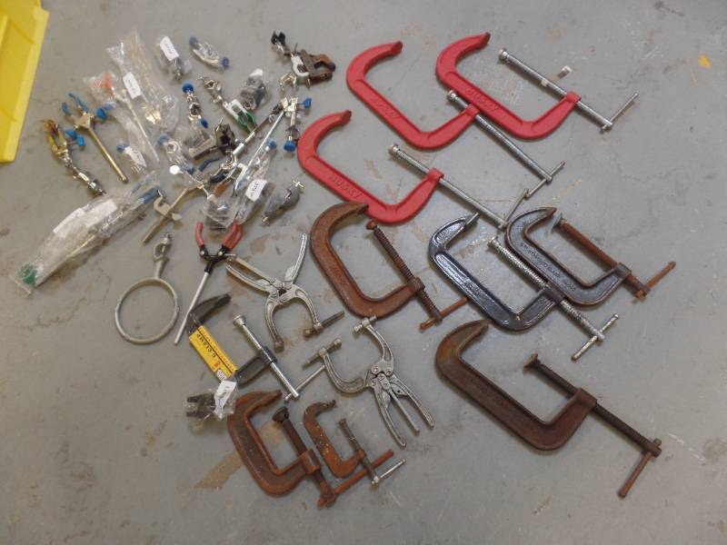 CLAMPS, CLAMPS AND MORE CLAMPS