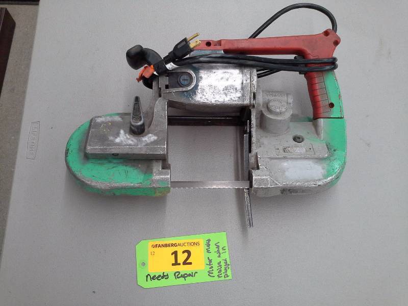 lot 12 image: Milwaukee Portable Bandsaw