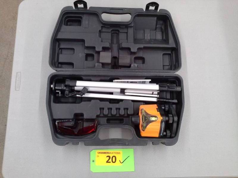 lot 20 image: Johnson Manual-Leveling Rotary Laser Kit