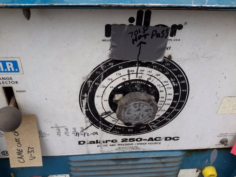 lot 7 image: Miller Dial Arc 250 ACDC Welder