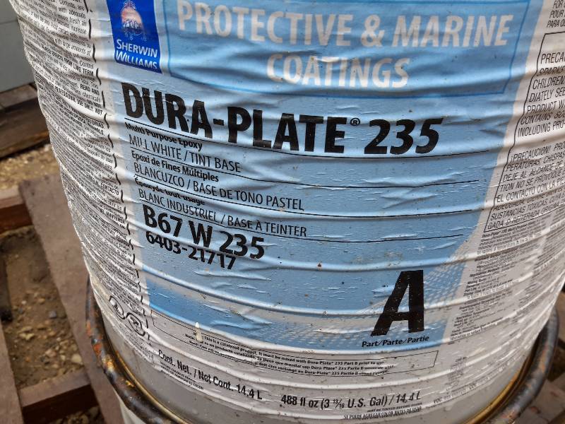 lot 80 image: 2, 5 Gal Pails Duraplate 235..