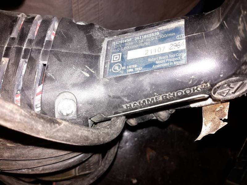 lot 116A image: Bosch Hammer Drill