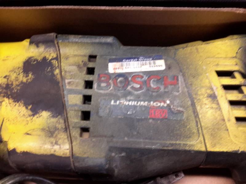 lot 137 image: Bosch Cordless Reciprocating Saw with Battery and Charger