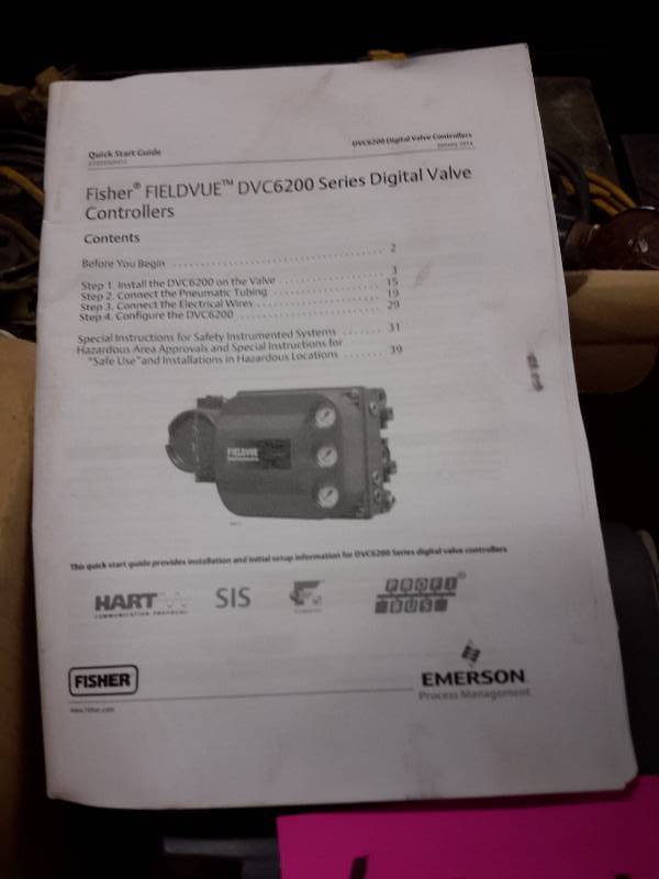 lot 140A image: Fisher Fieldvue DVC6200 Series Digital Valve Controler