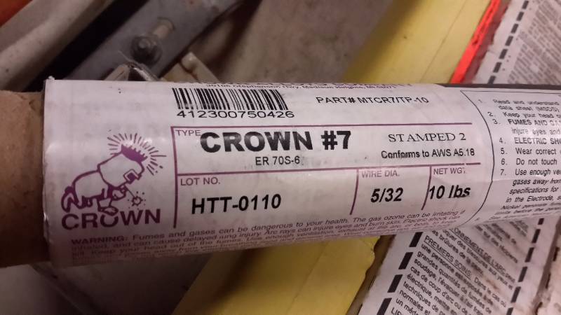 lot 193 image: Lot of misc typessizes of Welding Rods.. See closeup pics
