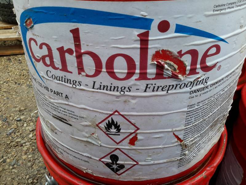 lot 78C image: 2, 5 Gal pails, Carboline, Carbothane 133 HB part A