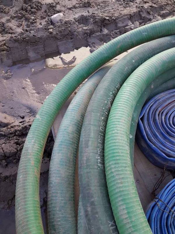 lot 210 image: Pallet of Fire hose and Rigid pump hose