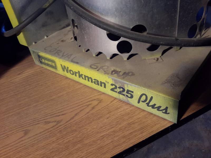 lot 148 image: LB White Workman 225 Plus, Propane Heater