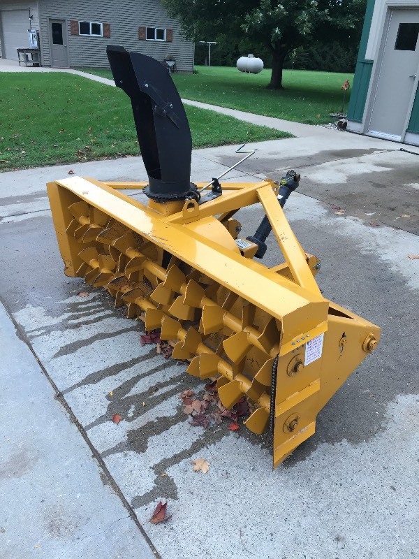 7 FT.  LMC  DOUBLE AUGER  3- POINT SNOWBLOWER