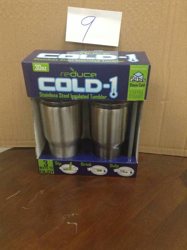 Set of 2 Stainless Steel Insulated Tumblers