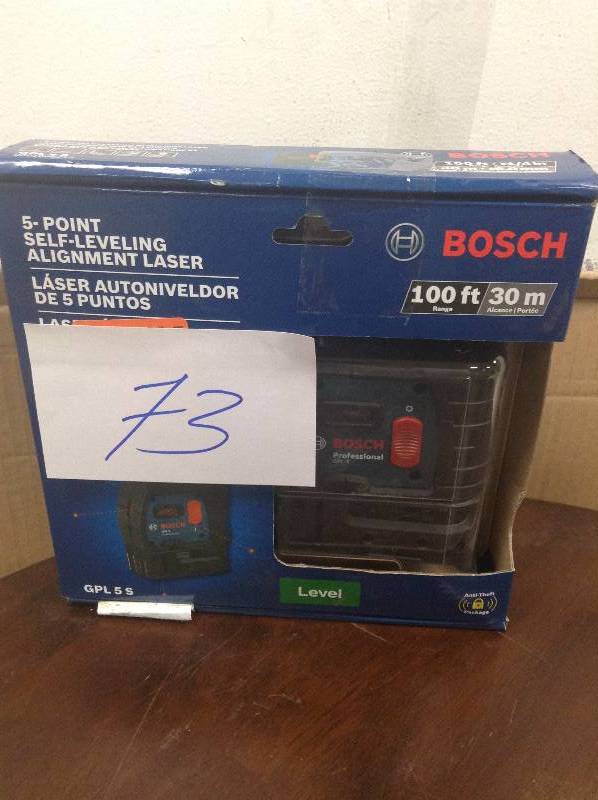 Bosch 5-Point Self-Leveling Alignment Laser, Model# GPL5S