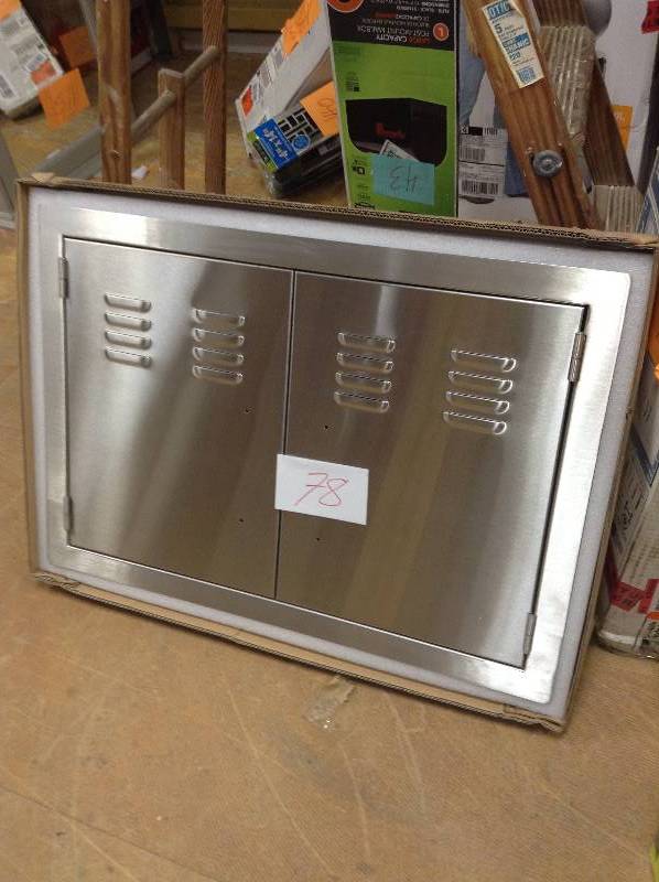 Sunstone Grills C-DD30 30-in Double Door Flush Mount with Vents