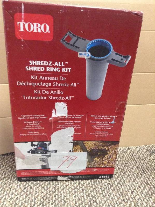 Toro Shredz all shred ring kit new