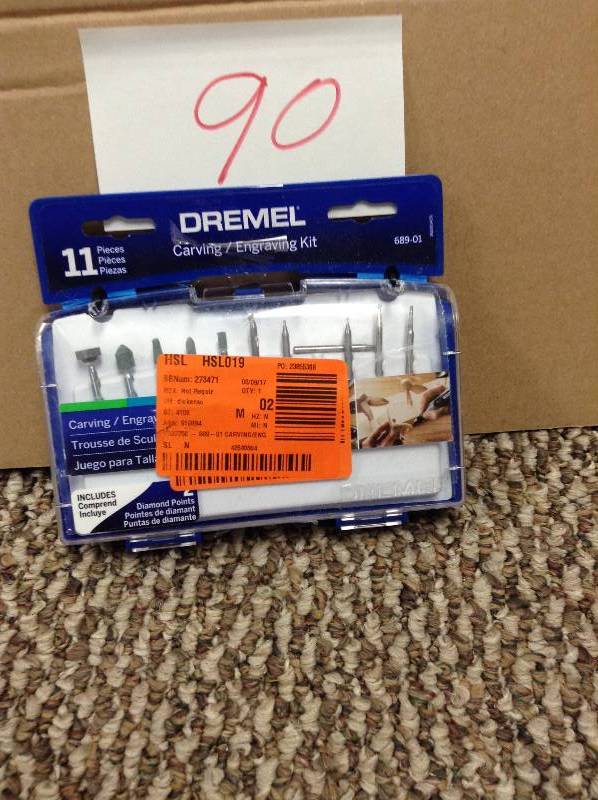 Dremel 11 pcs carving engraving kit
