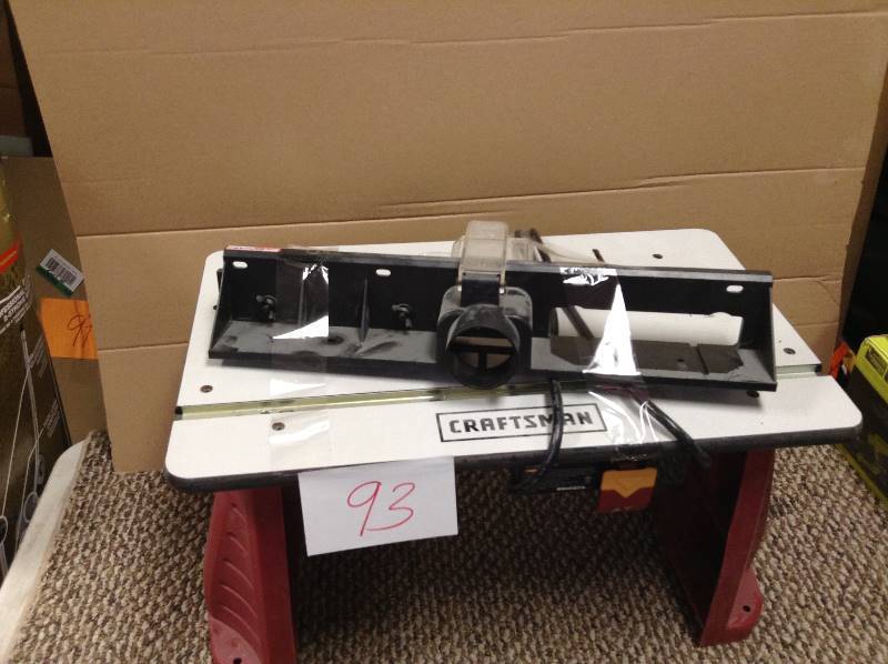 Craftsman Router Table used