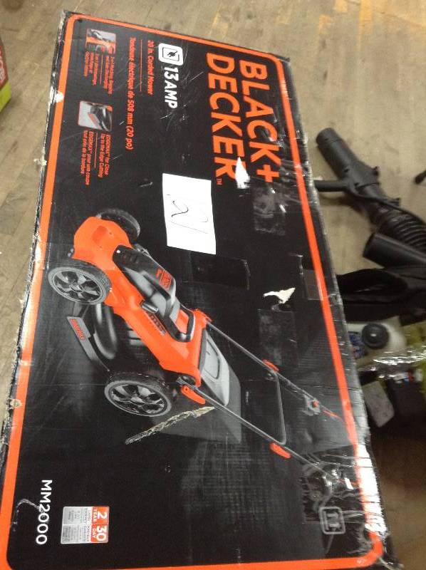BLACKDECKER 20 in. 13-Amp Corded Electric Walk Behind Push Lawn Mower