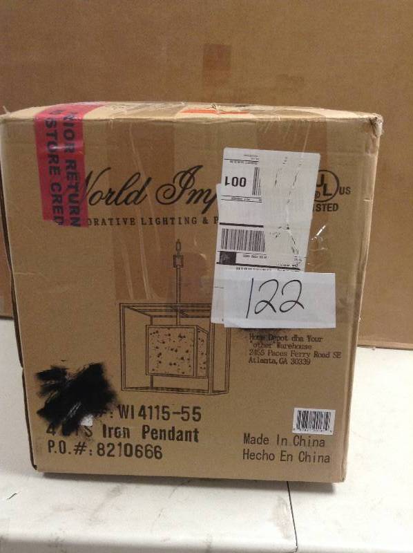 Hilden 4 Light chandelier in Warm Mahogany Finish - WI411555