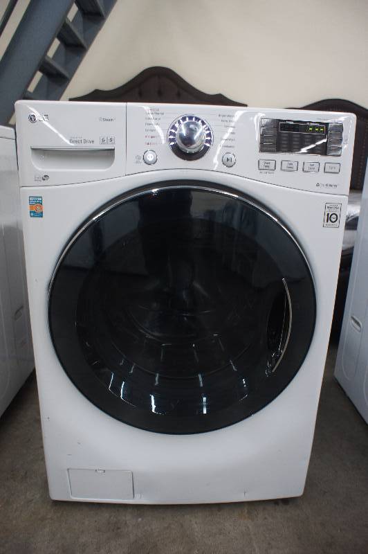 lot 3 image: New - Scratch & Dent LG Model # (WM3770HWA) - Front-Loading Washer - White COLOR -Tested Works - MSRP $ 1199.99