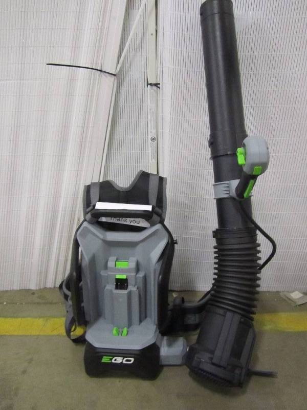 lot 13 image: EGO 145 MPH 600 CFM 56-Volt Lithium-ion Cordless Backpack Blower