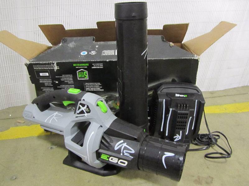 lot 16 image: EGO 110 MPH 530 CFM Variable-Speed Turbo 56-Volt Lithium-Ion Cordless Electric Blower