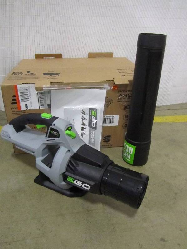 lot 17 image: EGO 110 mph 530 CFM Variable-Speed Turbo 56-Volt Lithium-ion Cordless Leaf Blower - Battery and Charger Not Included