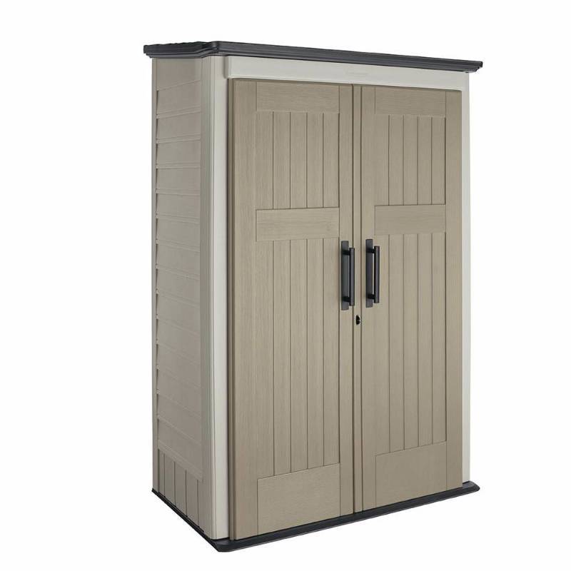 lot 90 image: Rubbermaid 4 ft. x 2 ft. 5 in. Large Vertical Storage Shed