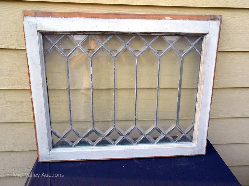 Lead glass window