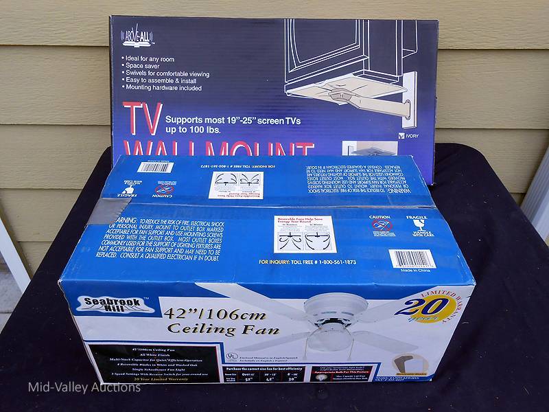 Ceiling fan & TV mount