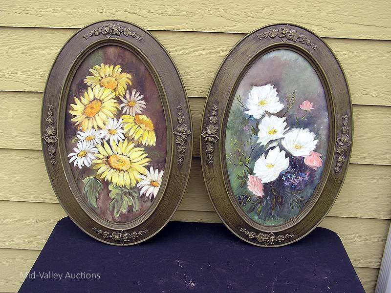 Vintage oval frames
