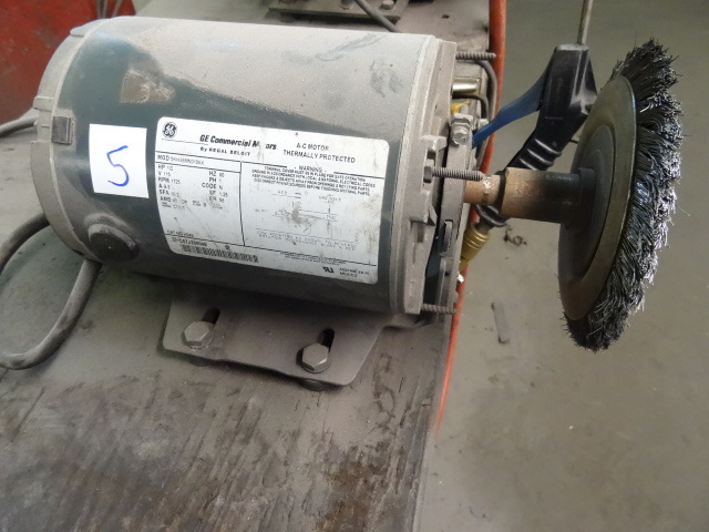 lot 5 image: GE 12 HP Electric Motor